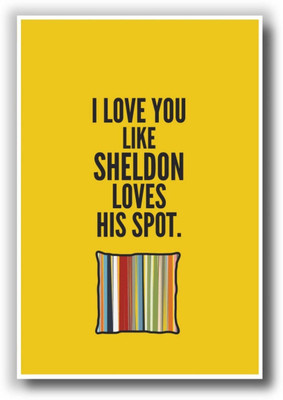 

Akhuratha The Big Bang Theory Fine Quality Wall Poster Paper Print(12 inch X 18 inch, Rolled)