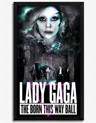 

Akhuratha Lady Gaga Fine Quality Wall Poster Paper Print(12 inch X 18 inch, Rolled)
