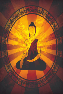 

Aabhaas Buddha Wall Poster Fine Art Print(12 inch X 18 inch, Rolled)