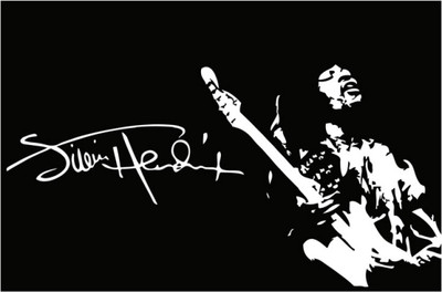 

Akhuratha Jimi Hendrix Fine Quality Wall Poster Paper Print(12 inch X 18 inch, Rolled)
