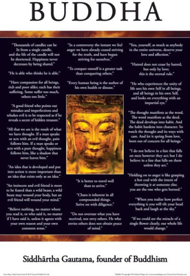 

Aabhaas Buddha Wall Poster Fine Art Print(12 inch X 18 inch, Rolled)