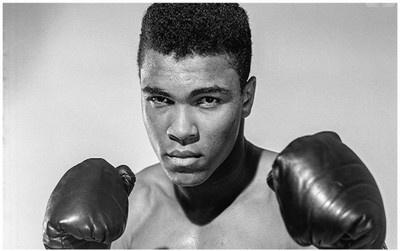 Aabhaas Muhammad Ali Wall Poster Fine Art Print(12 inch X 18 inch, Rolled)