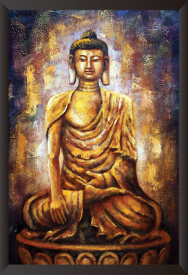 

Aabhaas Buddha Wall Poster Fine Art Print(12 inch X 18 inch, Rolled)