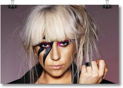 

Akhuratha Lady Gaga Fine Quality Wall Poster Paper Print(12 inch X 18 inch, Rolled)