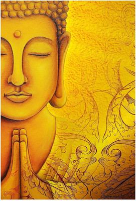 

Aabhaas Buddha Wall Poster Fine Art Print(12 inch X 18 inch, Rolled)