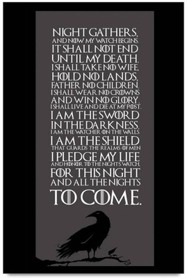 

Akhuratha Stark - GOT Fine Quality Wall Poster Paper Print(12 inch X 18 inch, Rolled)