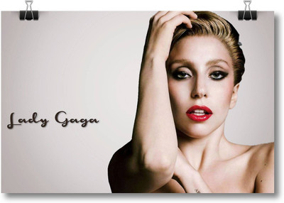 

Akhuratha Lady Gaga Fine Quality Wall Poster Paper Print(12 inch X 18 inch, Rolled)