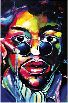 

Akhuratha Jimi Hendrix Fine Quality Wall Poster Paper Print(12 inch X 18 inch, Rolled)