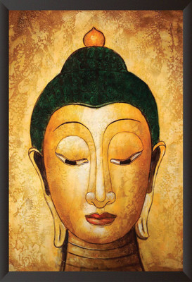 

Aabhaas Buddha Wall Poster Fine Art Print(12 inch X 18 inch, Rolled)