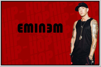 

Akhuratha Eminem Fine Quality Wall Poster Paper Print(12 inch X 18 inch, Rolled)