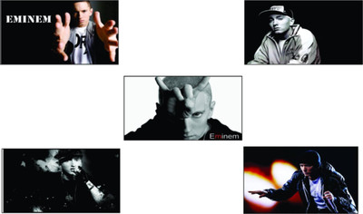 

Akhuratha Eminem Fine Quality Wall Poster Paper Print(12 inch X 18 inch, Rolled)