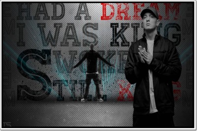 

Akhuratha Eminem Fine Quality Wall Poster Paper Print(12 inch X 18 inch, Rolled)