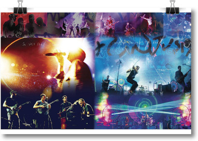 Akhuratha Coldplay Fine Quality Wall Poster Paper Print(12 inch X 18 inch, Rolled)