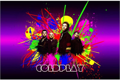 

Akhuratha Coldplay Fine Quality Wall Poster Paper Print(12 inch X 18 inch, Rolled)