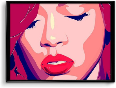 

Akhuratha Rihanna Fine Quality Wall Poster Paper Print(12 inch X 18 inch, Rolled)