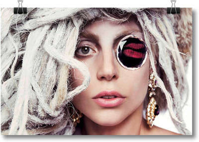 

Akhuratha Lady Gaga Fine Quality Wall Poster Paper Print(12 inch X 18 inch, Rolled)