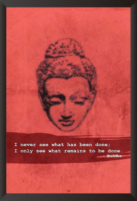 

Aabhaas Buddha Wall Poster Fine Art Print(12 inch X 18 inch, Rolled)