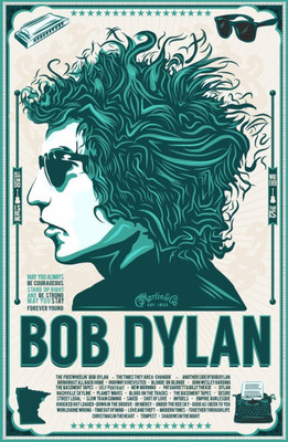 

Akhuratha Bob Dylan Fine Quality Wall Poster Paper Print(12 inch X 18 inch, Rolled)