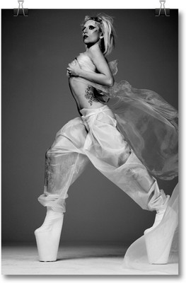 

Akhuratha Lady Gaga Fine Quality Wall Poster Paper Print(12 inch X 18 inch, Rolled)