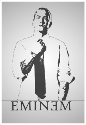 

Akhuratha Eminem Fine Quality Wall Poster Paper Print(12 inch X 18 inch, Rolled)