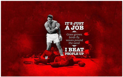 

Aabhaas Muhammad Ali Wall Poster Fine Art Print(12 inch X 18 inch, Rolled)