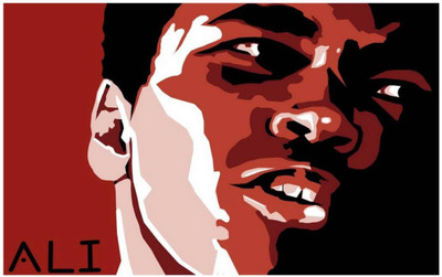 

Aabhaas Muhammad Ali Wall Poster Fine Art Print(12 inch X 18 inch, Rolled)