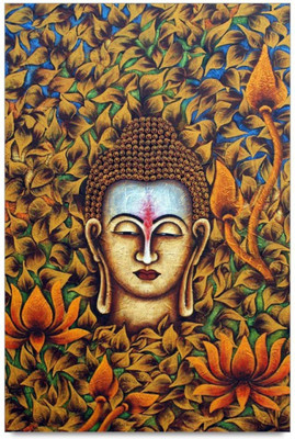 

Aabhaas Buddha Wall Poster Fine Art Print(12 inch X 18 inch, Rolled)