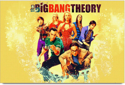 

Akhuratha The Big Bang Theory Fine Quality Wall Poster Paper Print(12 inch X 18 inch, Rolled)