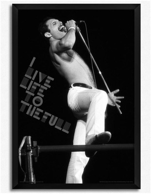 

Akhuratha Freddie Mercury Fine Quality Wall Poster Paper Print(12 inch X 8 inch, Rolled)