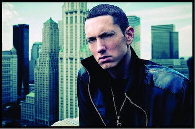 

Akhuratha Eminem Fine Quality Wall Poster Paper Print(12 inch X 18 inch, Rolled)