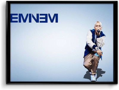 

Akhuratha Eminem Fine Quality Wall Poster Paper Print(12 inch X 18 inch, Rolled)