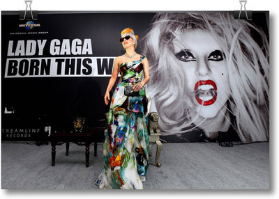 

Akhuratha Lady Gaga Fine Quality Wall Poster Paper Print(12 inch X 18 inch, Rolled)