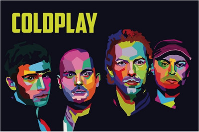 

Akhuratha Coldplay Fine Quality Wall Poster Paper Print(12 inch X 18 inch, Rolled)