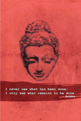 

Aabhaas Buddha Wall Poster Fine Art Print(12 inch X 18 inch, Rolled)