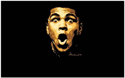 

Aabhaas Muhammad Ali Wall Poster Fine Art Print(12 inch X 18 inch, Rolled)