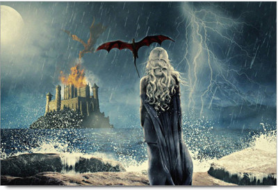 

Aabhaas Game of Thrones Wall Poster Fine Art Print(12 inch X 18 inch, Rolled)