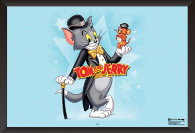 

Akhuratha Tom and Jerry Fine Quality Wall Poster Paper Print(12 inch X 18 inch, Rolled)