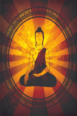 

Aabhaas Buddha Wall Poster Fine Art Print(12 inch X 18 inch, Rolled)