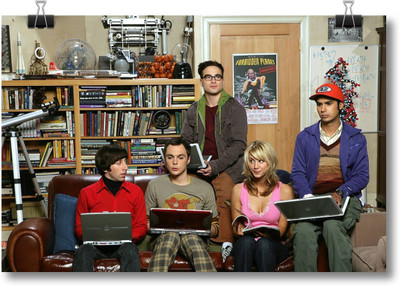 

Akhuratha The Big Bang Theory Fine Quality Wall Poster Paper Print(12 inch X 18 inch, Rolled)