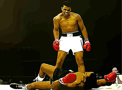 

Aabhaas Muhammad Ali Wall Poster Fine Art Print(12 inch X 18 inch, Rolled)
