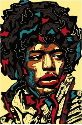 

Akhuratha Jimi Hendrix Fine Quality Wall Poster Paper Print(12 inch X 18 inch, Rolled)