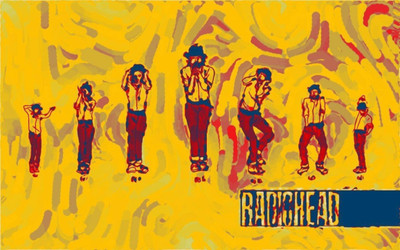 

Akhuratha Radiohead Fine Quality Wall Poster Paper Print(12 inch X 18 inch, Rolled)