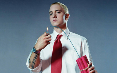 

Akhuratha Eminem Fine Quality Wall Poster Paper Print(12 inch X 18 inch, Rolled)