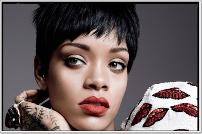 

Akhuratha Rihanna Fine Quality Wall Poster Paper Print(12 inch X 18 inch, Rolled)