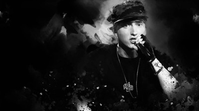 

Akhuratha Eminem Fine Quality Wall Poster Paper Print(12 inch X 18 inch, Rolled)