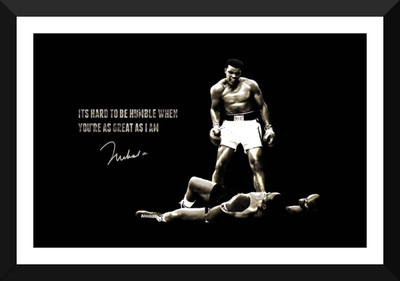 

Aabhaas Muhammad Ali Wall Poster Fine Art Print(12 inch X 18 inch, Rolled)