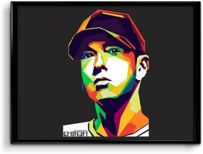 

Akhuratha Eminem Fine Quality Wall Poster Paper Print(12 inch X 18 inch, Rolled)