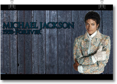 

Akhuratha Michael Jackson Fine Quality Wall Poster Paper Print(12 inch X 18 inch, Rolled)