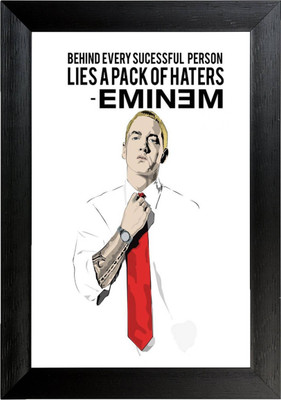

Akhuratha Eminem Fine Quality Wall Poster Paper Print(12 inch X 18 inch, Rolled)
