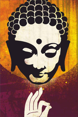 

Aabhaas Buddha Wall Poster Fine Art Print(12 inch X 18 inch, Rolled)
